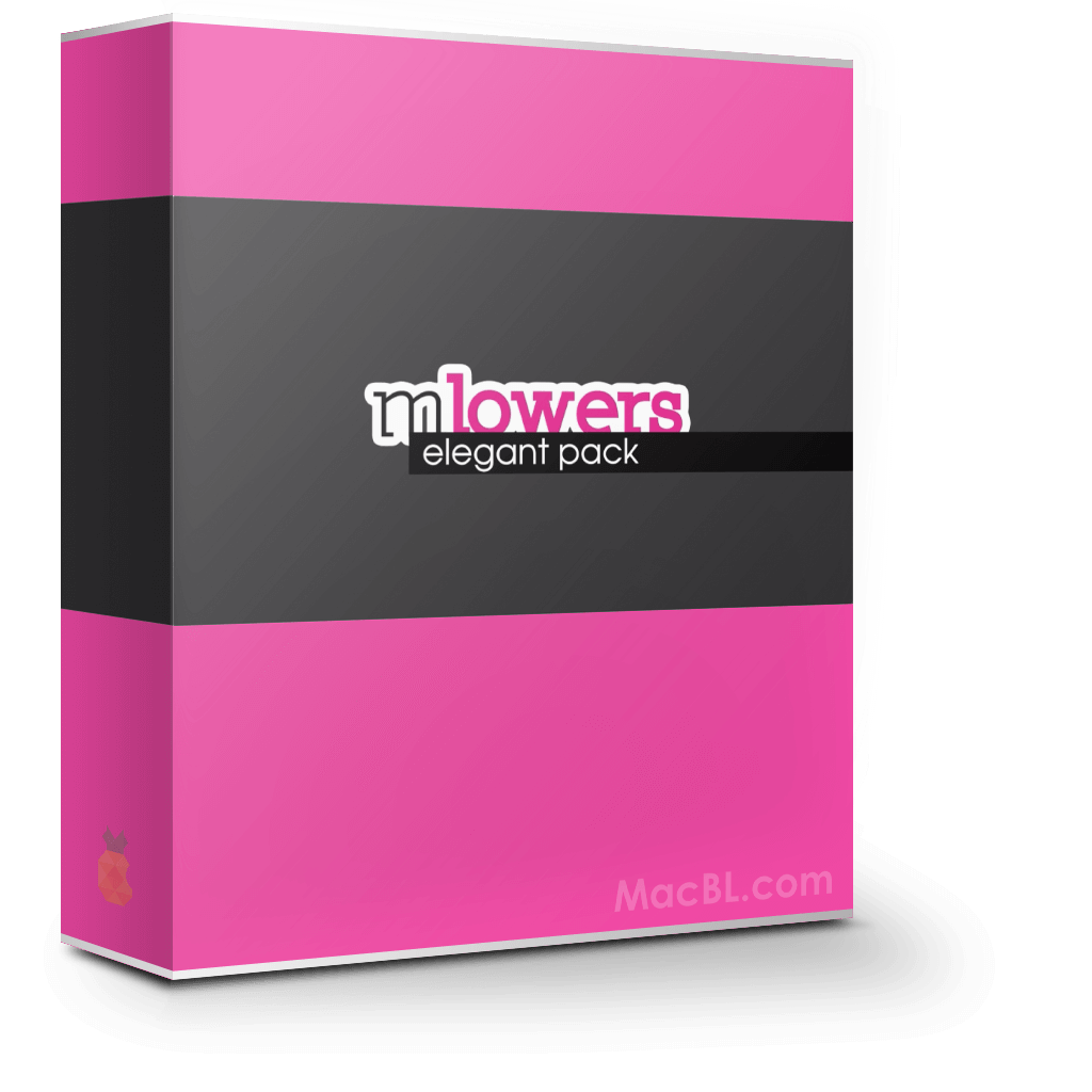 mLowers Elegant Pack 1.0 炫光字幕效果 mLowers Elegant Pack 1.0 炫光字幕效果