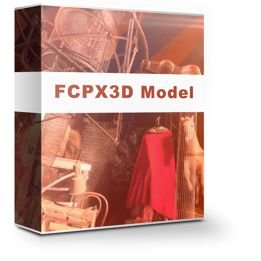 FCPX3D Model 1.0 直接导入OBJ三维模型 FCPX3D Model 1.0 直接导入OBJ三维模型