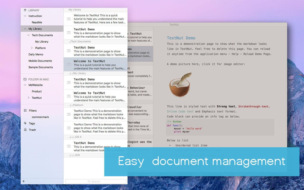 TextNut 2.24 MarkDown 文本编辑器 TextNut 2.24 MarkDown 文本编辑器