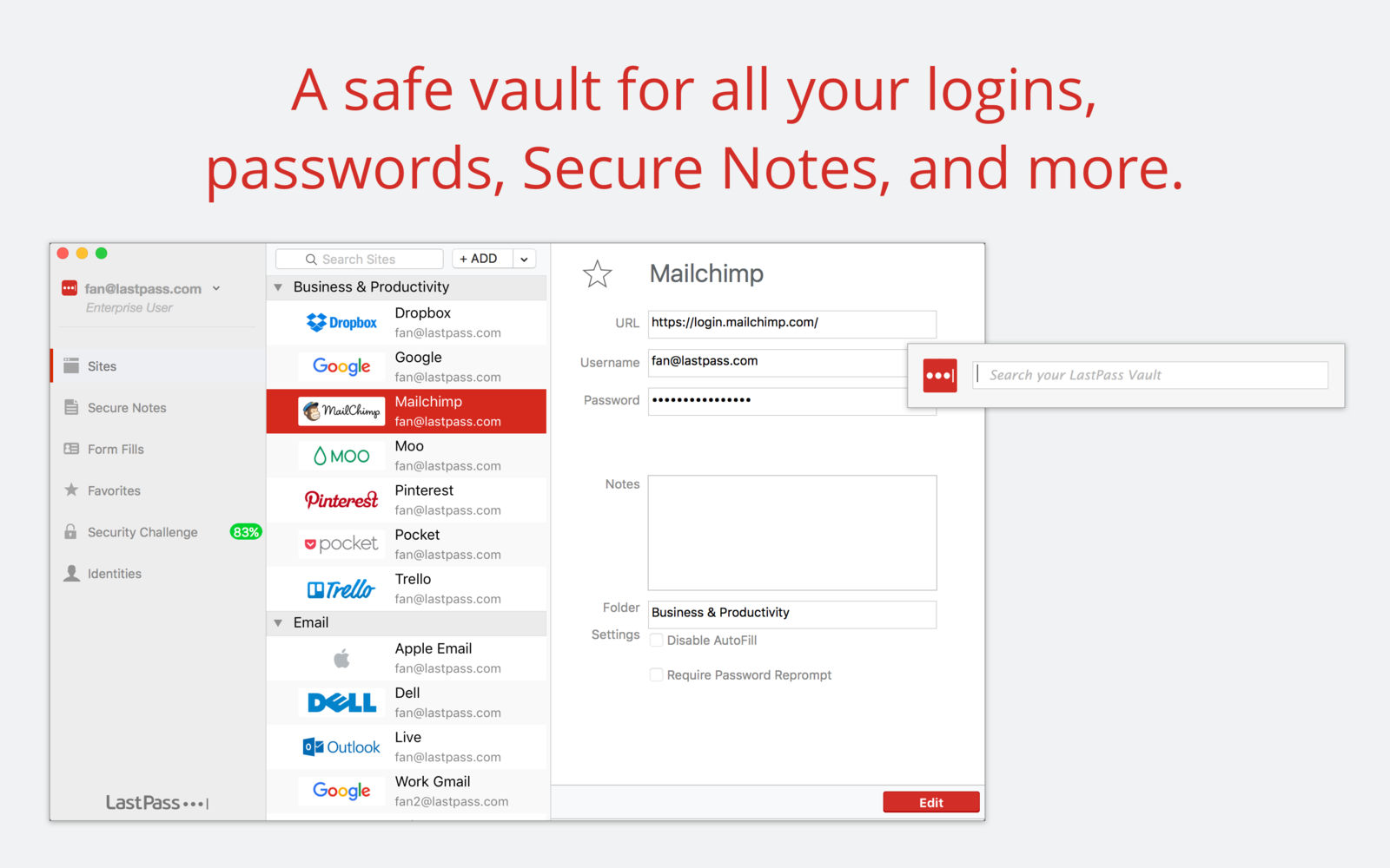 LastPass 3.17.0 系统工具 LastPass 3.17.0 系统工具