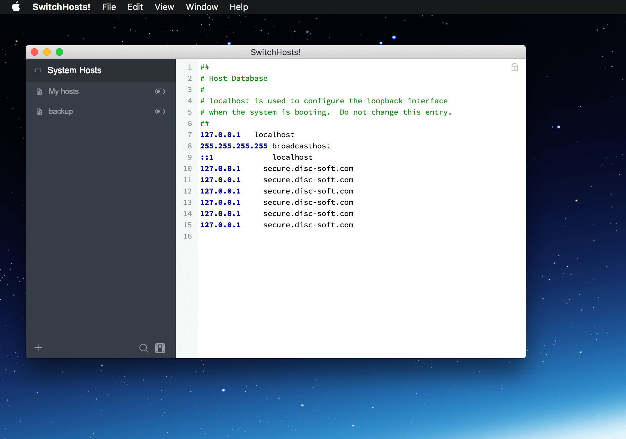 SwitchHosts! 3.3.9 用户快速切换hosts文件的工具 SwitchHosts! 3.3.9 用户快速切换hosts文件的工具