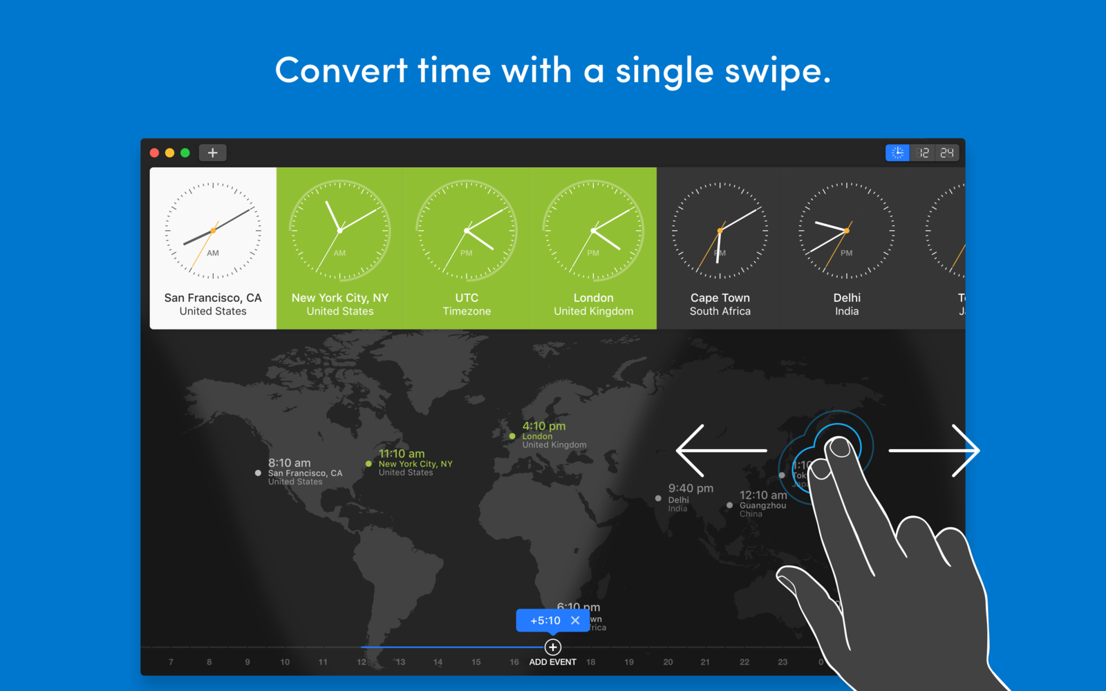 World Clock 1.4.1 世界时钟软件 World Clock 1.4.1 世界时钟软件