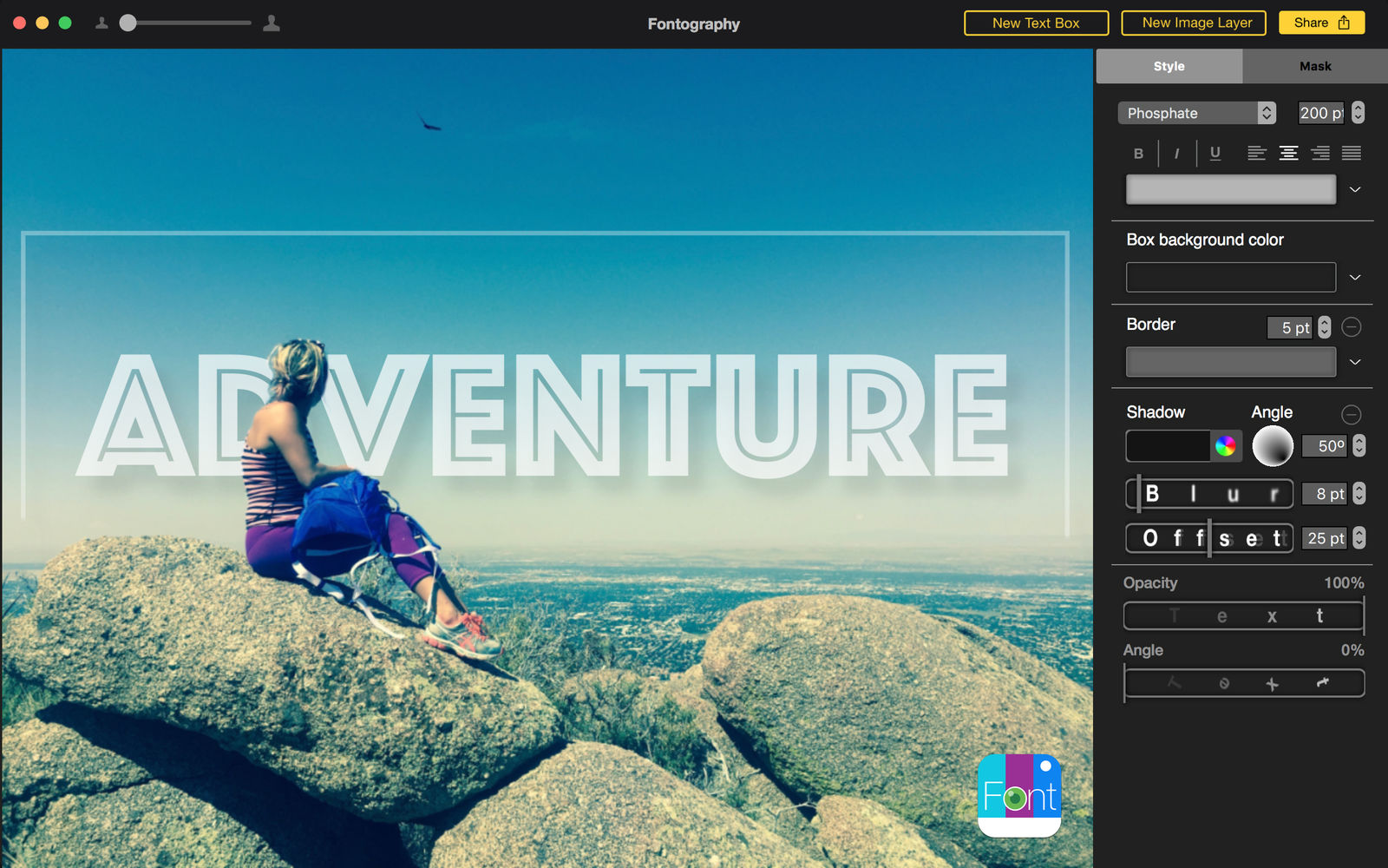 Fontography 1.0.1 美图修图工具 Fontography 1.0.1 美图修图工具