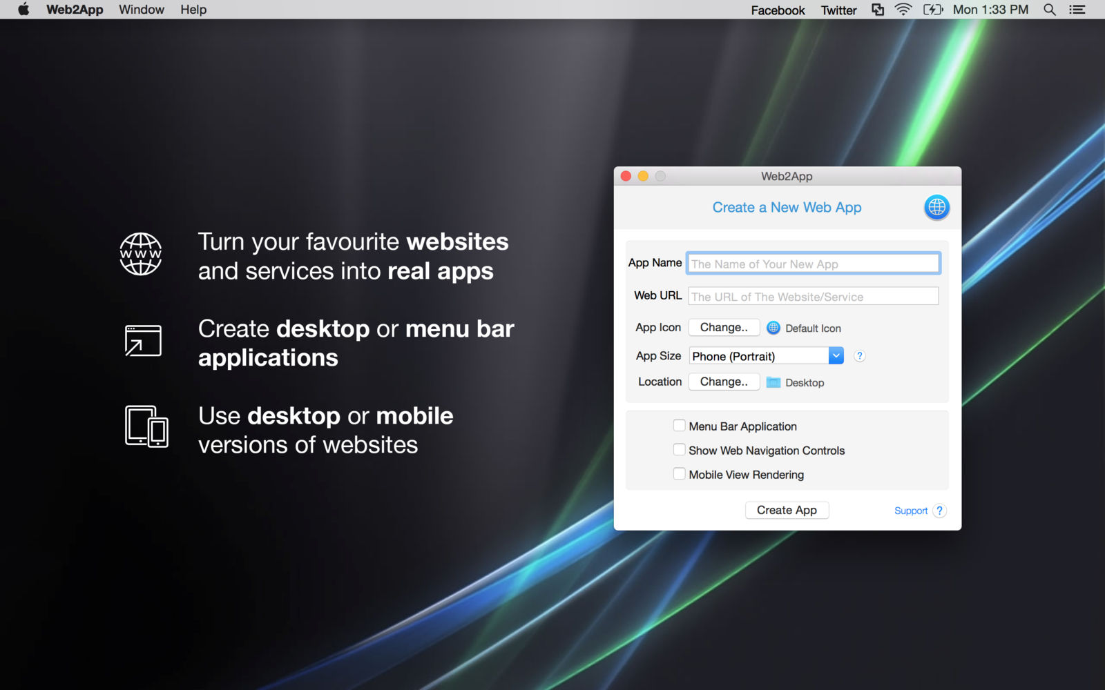 Web2App 2.1.0 软件开发 Web2App 2.1.0 软件开发