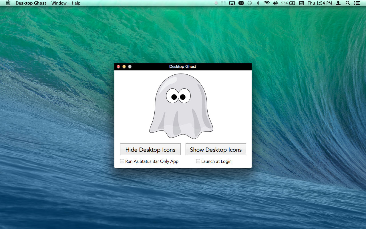 Desktop Ghost Pro 1.5 快速隐藏桌面图标工具 Desktop Ghost Pro 1.5 快速隐藏桌面图标工具