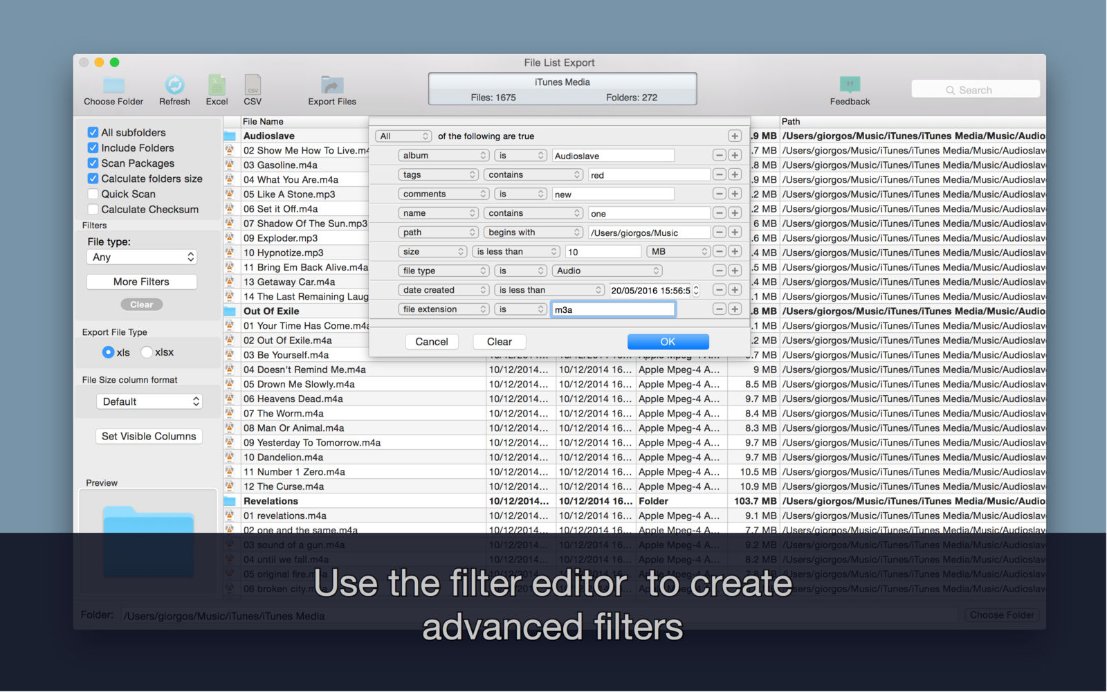 File list Export 2.0 文件夹目录清单生成工具