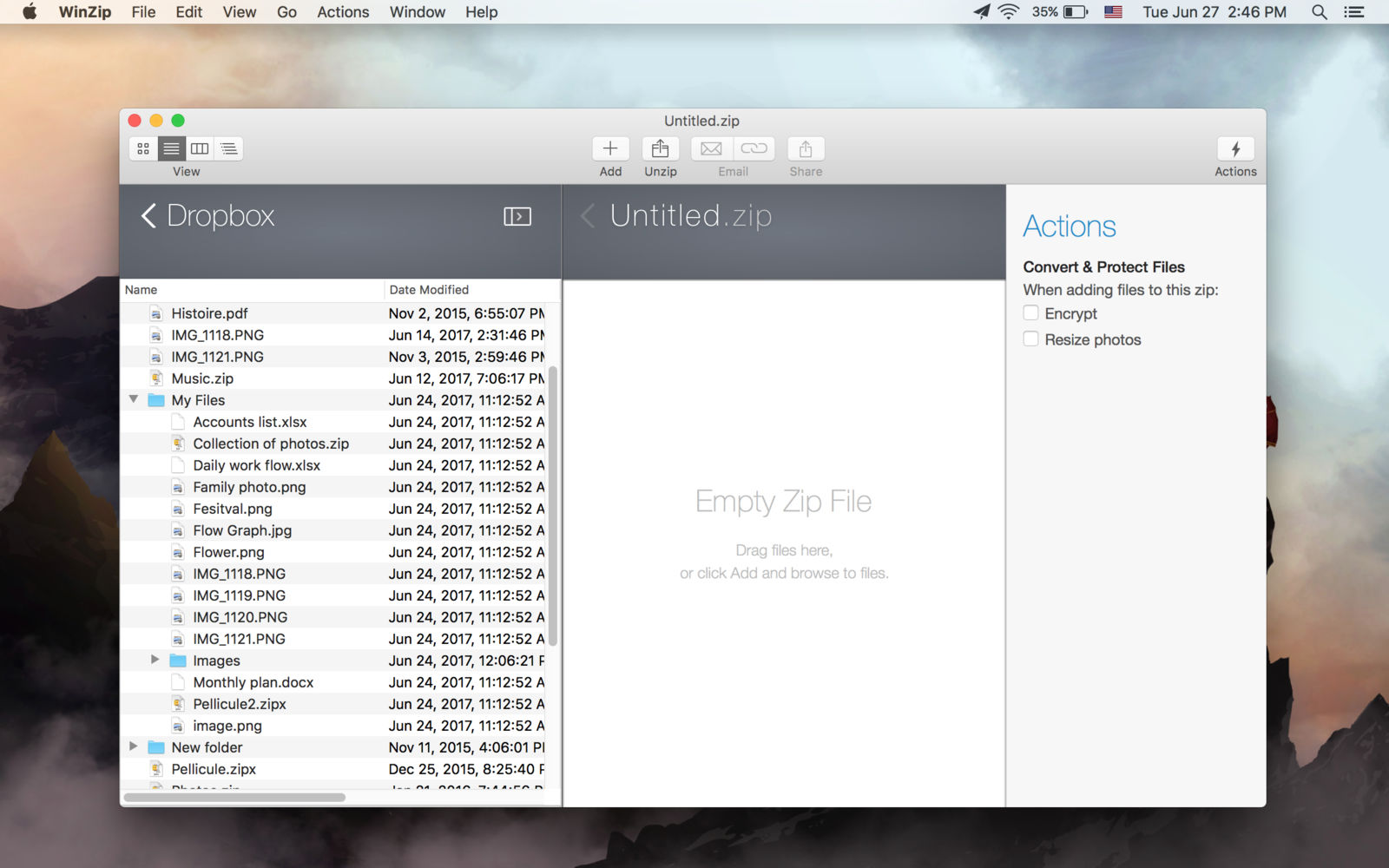 WinZip for Mac 9.0.5554 老牌的解压缩软件 WinZip for Mac 9.0.5554 老牌的解压缩软件