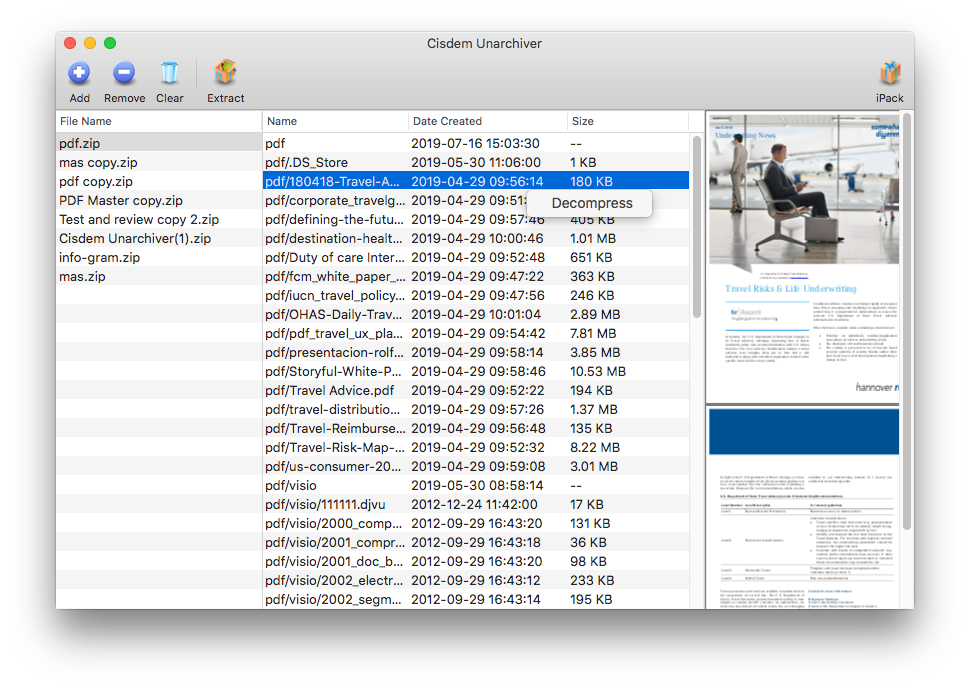 Cisdem Unarchiver 3.1.0 快速解压缩和压缩文件 Cisdem Unarchiver 3.1.0 快速解压缩和压缩文件