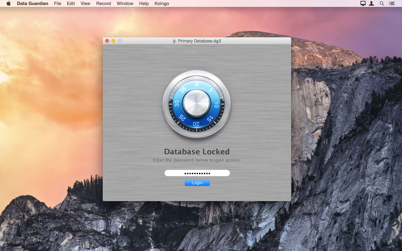 Data Guardian 7.0.5 加密的安全数据库程序 Data Guardian 7.0.5 加密的安全数据库程序