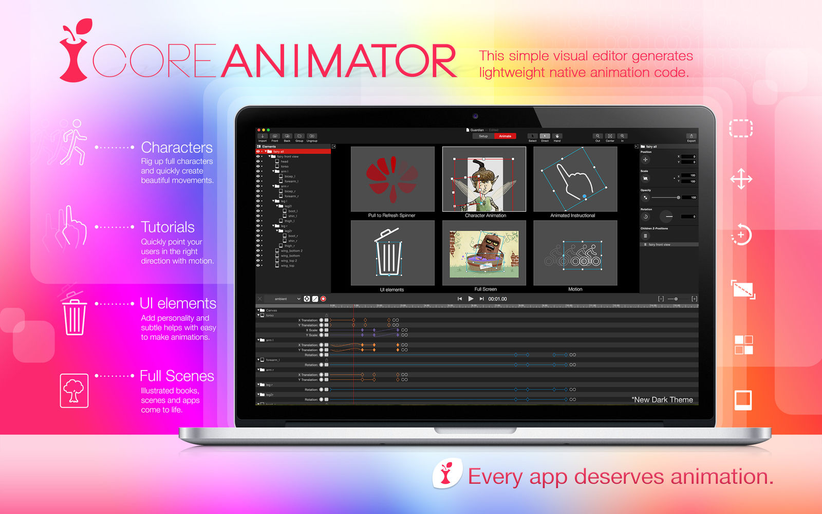 Core Animator 1.5.2 易用的零代码动画设计工具 Core Animator 1.5.2 易用的零代码动画设计工具