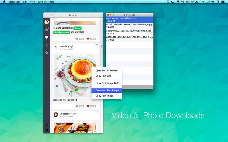 Instastack 3.5.0 Instagram的桌面客户端 Instastack 3.5.0 Instagram的桌面客户端