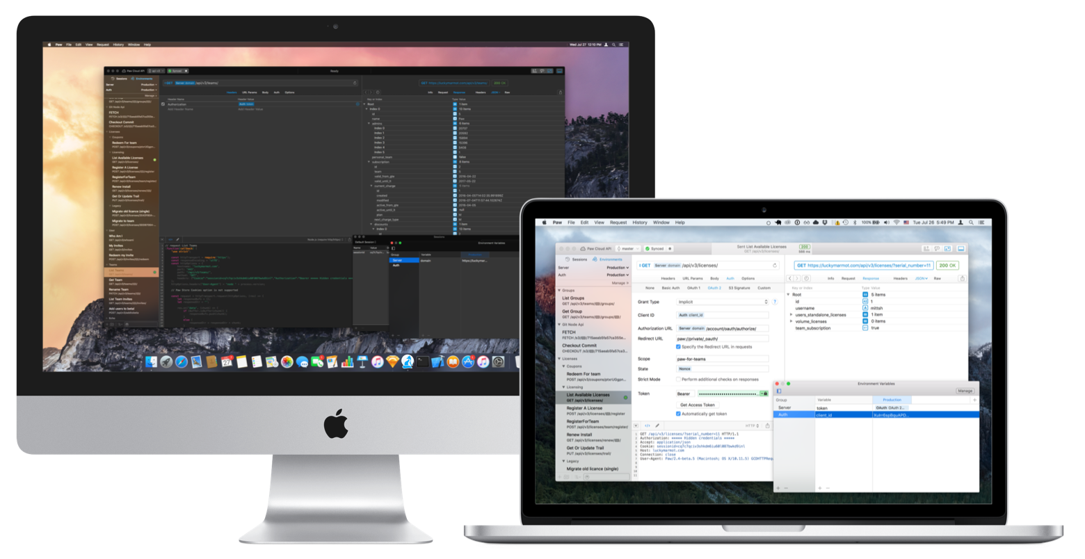 Paw 3.2 全功能的HTTP客户端 Paw 3.2 全功能的HTTP客户端