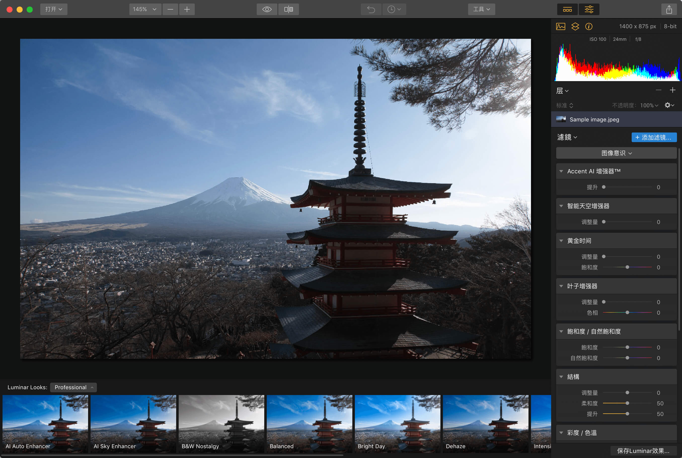 Luminar Flex 1.1.0 照片滤镜增强工具 Luminar Flex 1.1.0 照片滤镜增强工具