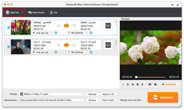 Aiseesoft Mac Video Enhancer 9.2.8.81348 视频增强软件 Aiseesoft Mac Video Enhancer 9.2.8.81348 视频增强软件