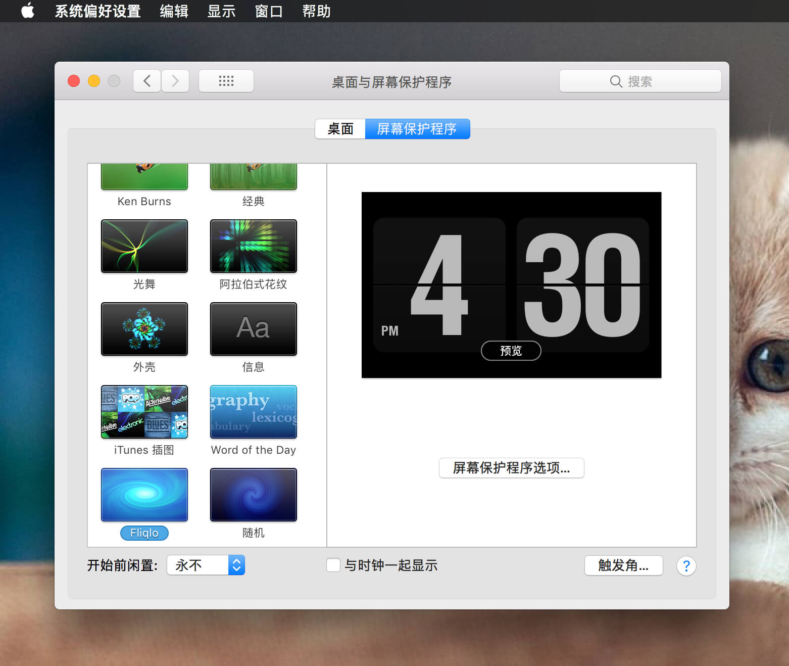 Fliqlo 1.7.1 翻页时钟屏保 Fliqlo 1.7.1 翻页时钟屏保