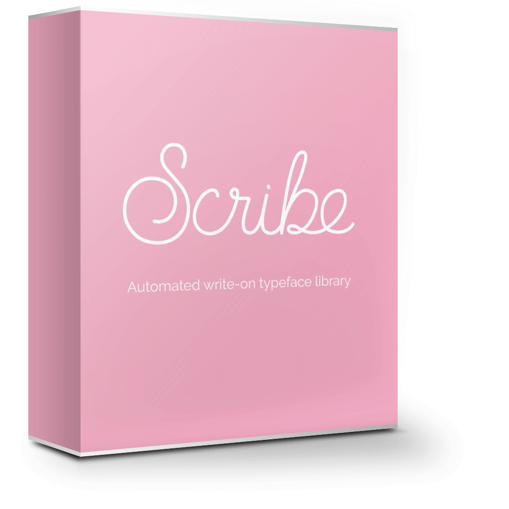 Scribe 1.0.4 手写文本动画效果 Scribe 1.0.4 手写文本动画效果