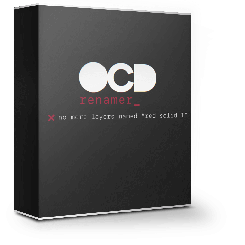 OCD Renamer 1.0 图层智能重命名工具 OCD Renamer 1.0 图层智能重命名工具