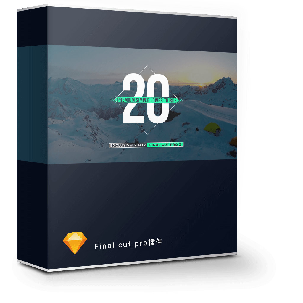 Simple Lower Thirds 1.0.2 动画标题字幕插件 Simple Lower Thirds 1.0.2 动画标题字幕插件