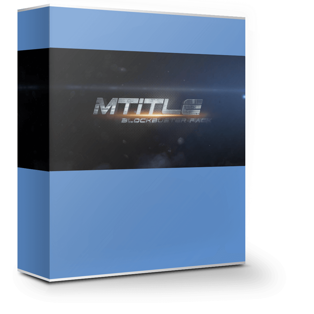 mTitle Blockbuster Pack 1.0 电影预告片震撼特效动画标题 mTitle Blockbuster Pack 1.0 电影预告片震撼特效动画标题