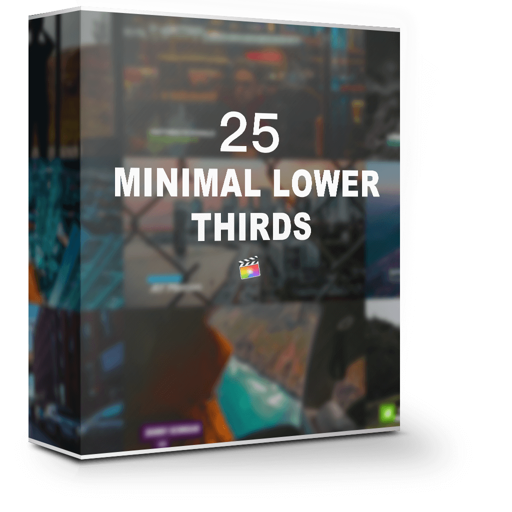 Minimal Lower Thirds Pack 1.0 文字动画