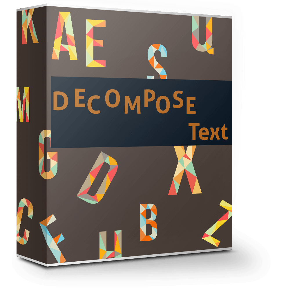 DecomposeText 3.0 字符分解工具 DecomposeText 3.0 字符分解工具