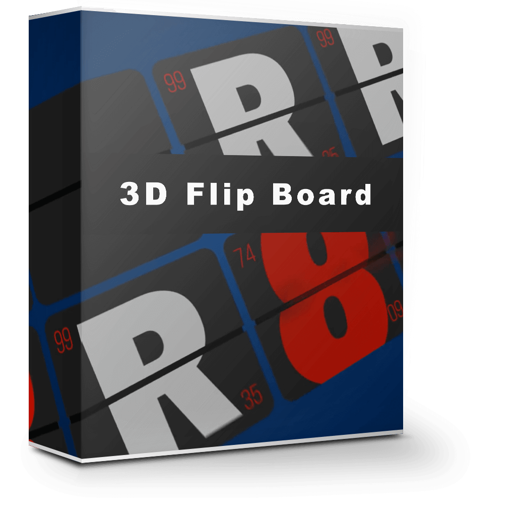 3D Flip Board 1.15 3D翻转版动画效果 3D Flip Board 1.15 3D翻转版动画效果