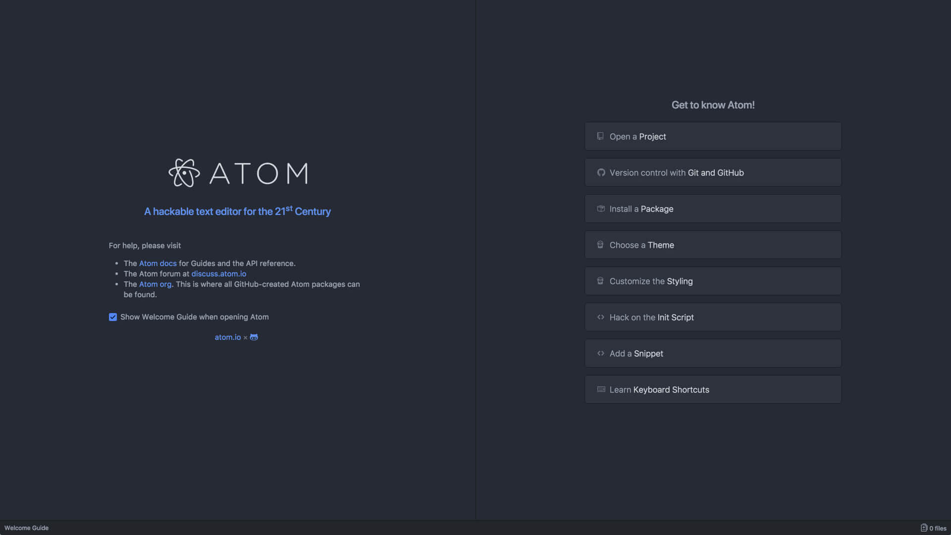 Atom 1.36.1 开源代码编辑器 Atom 1.36.1 开源代码编辑器