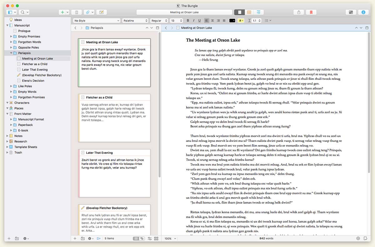 Scrivener 3.2.3 文字处理工具 Scrivener 3.2.3 文字处理工具