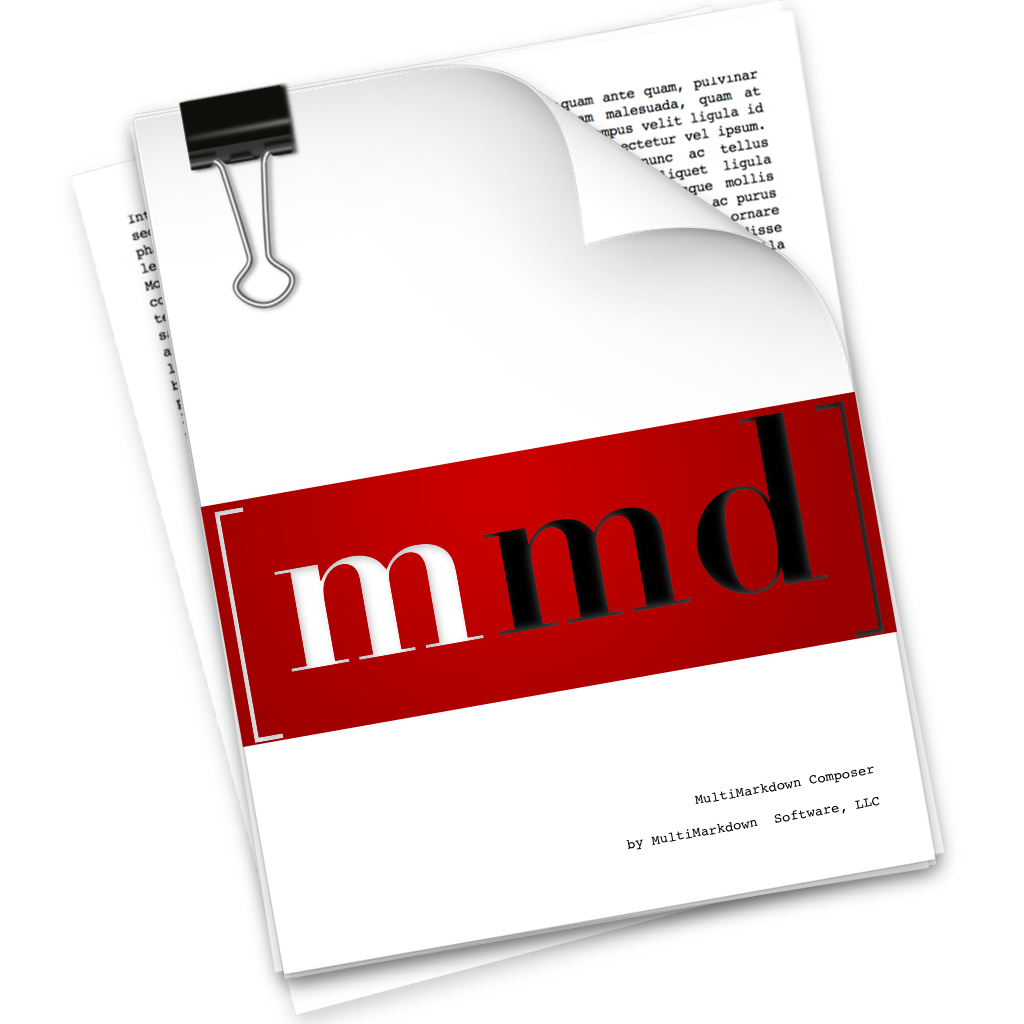 MultiMarkdown Composer 4.4.2 基于MultiMarkdown的文本编辑器 MultiMarkdown Composer 4.4.2 基于MultiMarkdown的文本编辑器