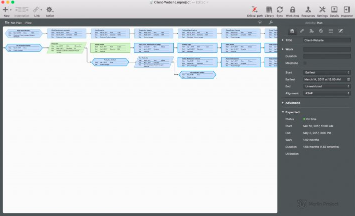 Merlin Project 3.1.4 项目管理工具 Merlin Project 3.1.4 项目管理工具