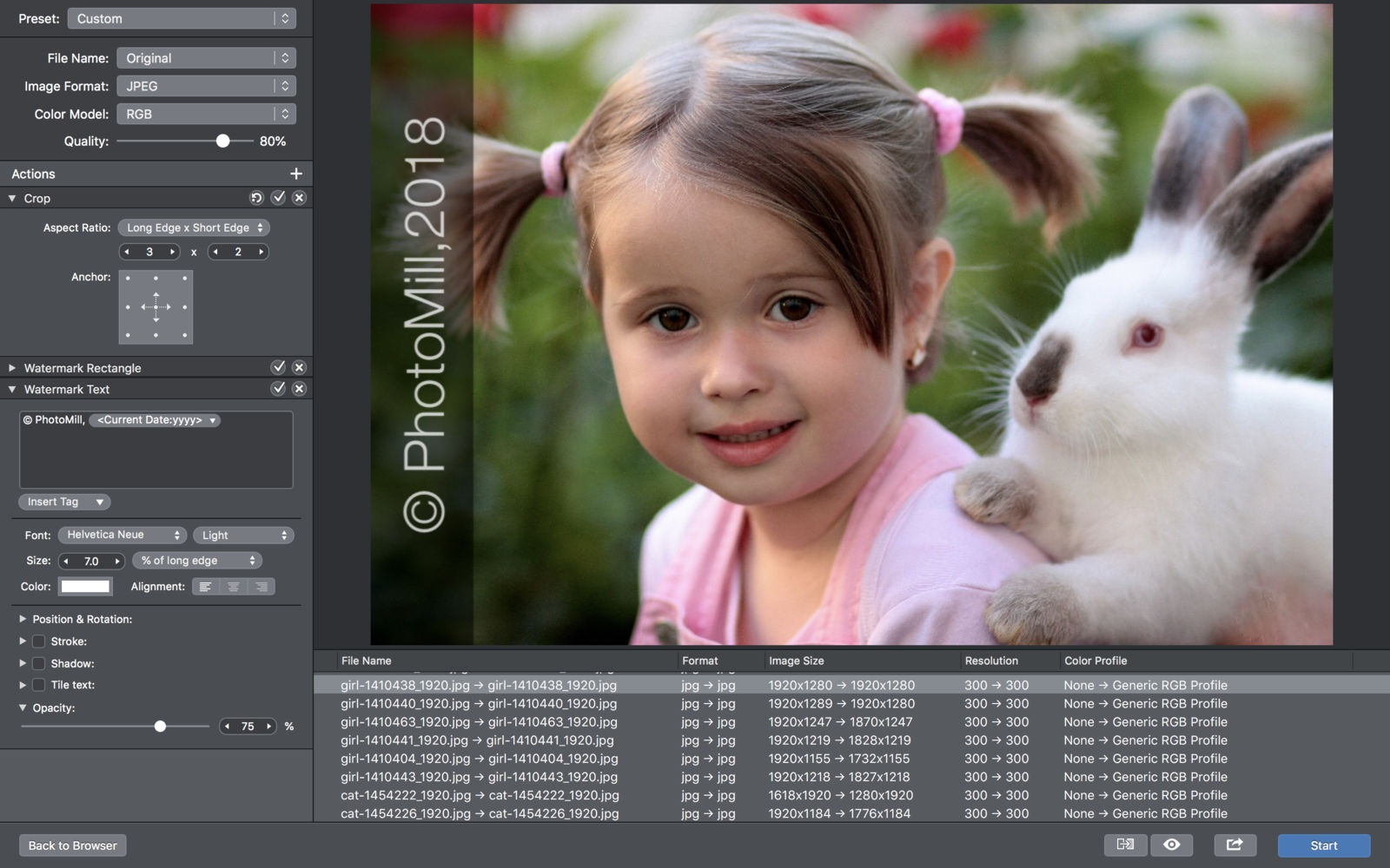 PhotoMill X 2.1.1 多功能批量照片转换器 PhotoMill X 2.1.1 多功能批量照片转换器