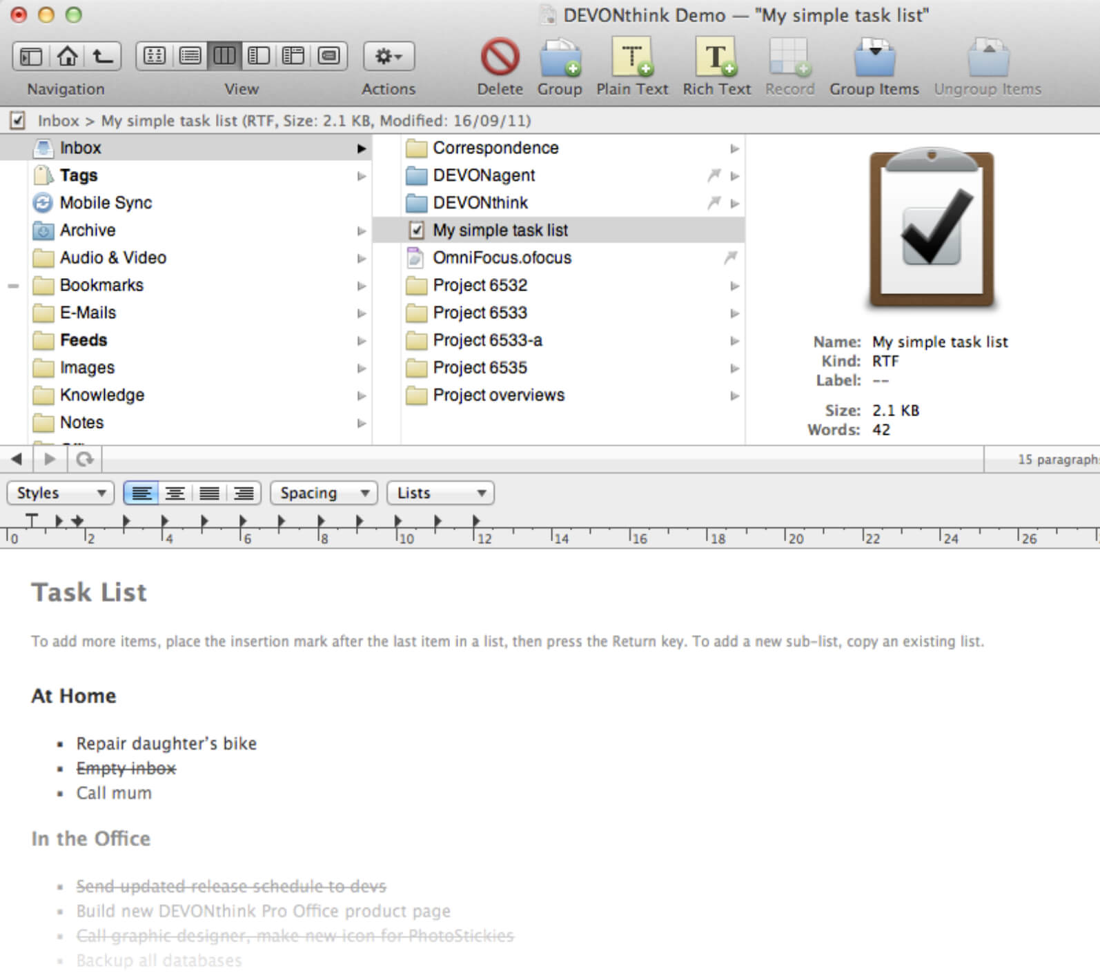 DEVONthink Pro Office 3.8.2 文件管理工具 DEVONthink Pro Office 3.8.2 文件管理工具