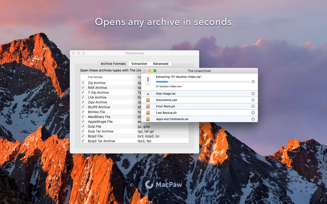 The Unarchiver 4.3.5 优秀的免费解压缩工具 The Unarchiver 4.3.5 优秀的免费解压缩工具