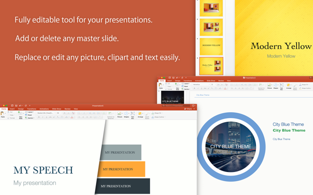 Template for MS PowerPoint 6.0 for Mac|Mac版下载 | PPT模版