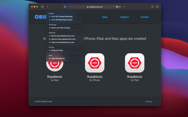 Roadblock - Content Blocker 1.9 for Mac|Mac版下载 | Safari广告屏蔽插件
