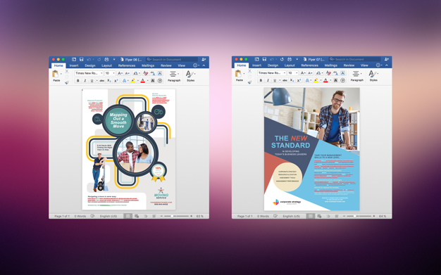 Flyer Design - Flyer Templates for Wor鈥猟 1.0 for Mac|Mac版下载 | Word广告宣传模版