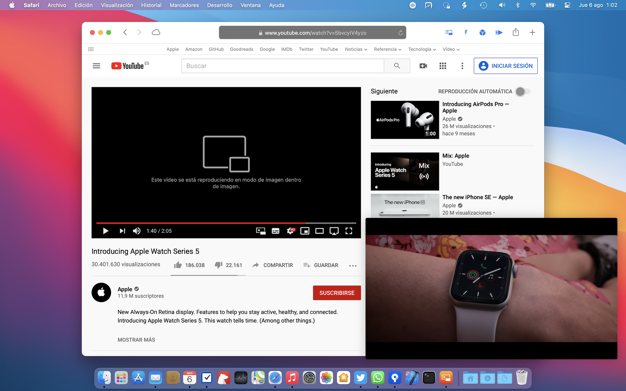 OverPicture 1.11 for Mac|Mac版下载 | 画中画模式播放网页视频(Safari扩展插件)