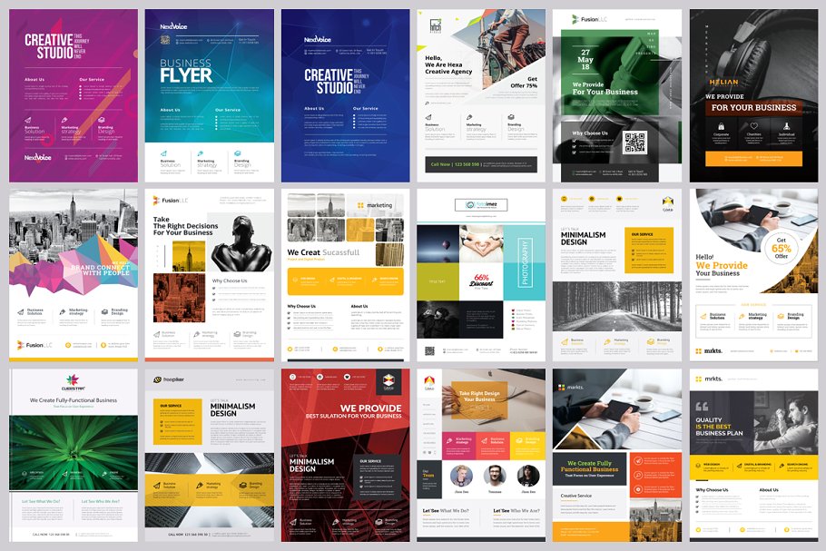Creative Market – Corporate Business Flyers Bundle 1.0 for Mac|Mac版下载 | 300个海报和传单模版(ESP格式)