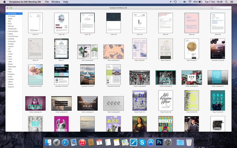 Templates for MS Word by GN 5.0.6 for Mac|Mac版下载 | MS Word模板套件