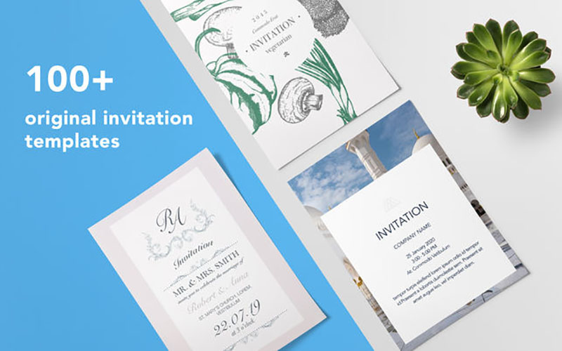 Invitation Templates - DesiGN 2.0.1 for Mac|Mac版下载 | Pages模板