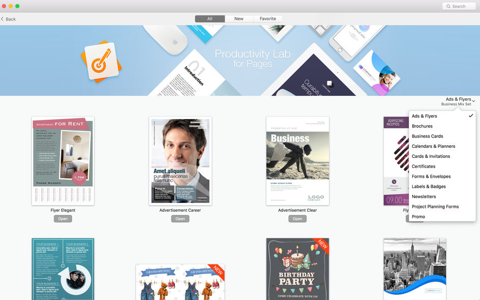 Business Print Lab - Templates 3.3.3 for Mac|Mac版下载 | Pages模板