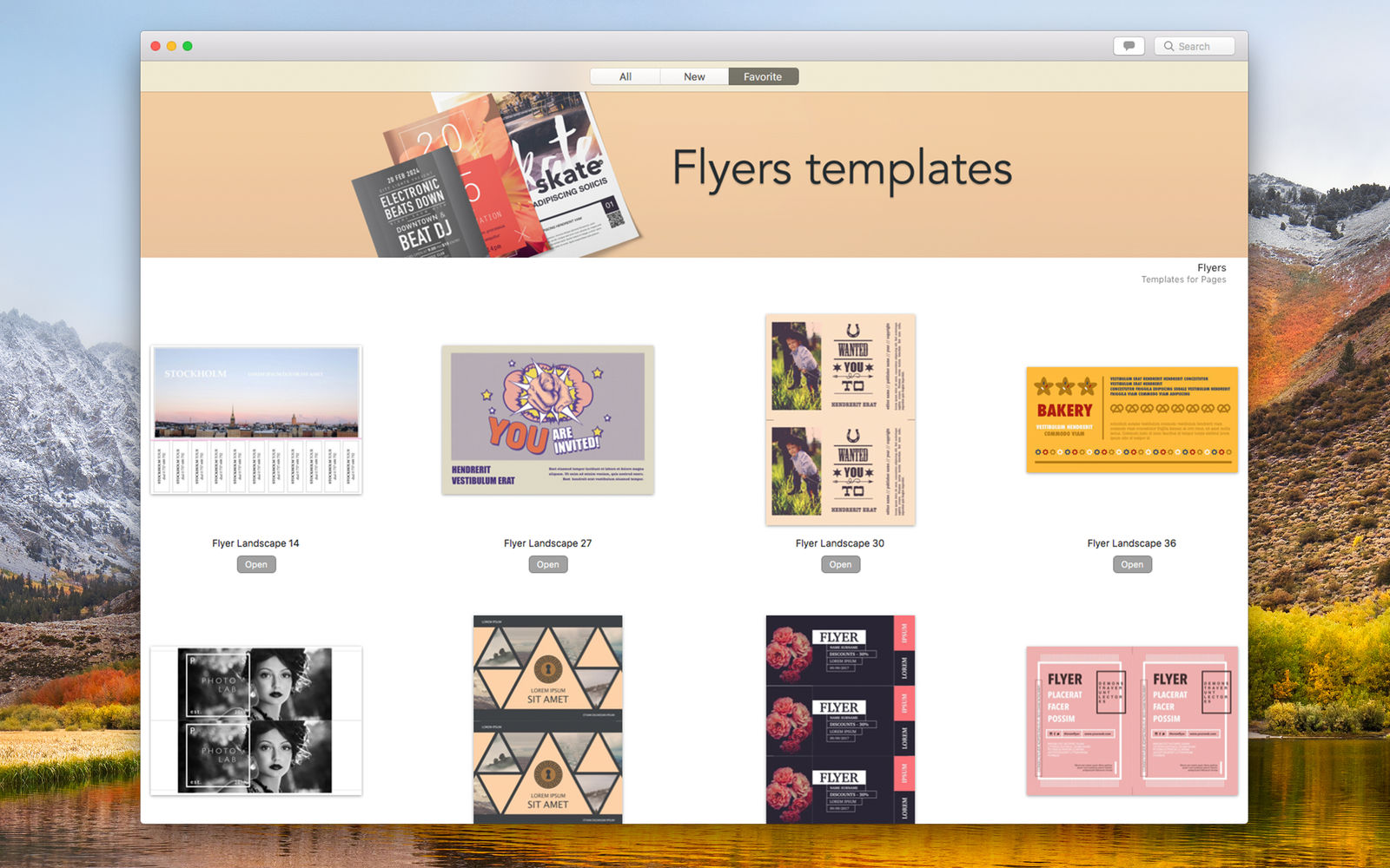 Flyer Templates - DesiGN 3.0.1 for Mac|Mac版下载 | Pages 模板