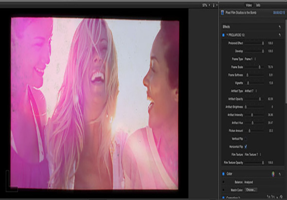 PIXEL FILM STUDIOS-PROLAROID For FCPX 1.0 for Mac|Mac版下载 |