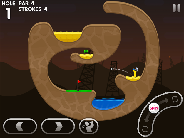超级火柴人高尔夫 3+ 1.2.0 for Mac|Mac版下载 | Super Stickman Golf 3 +
