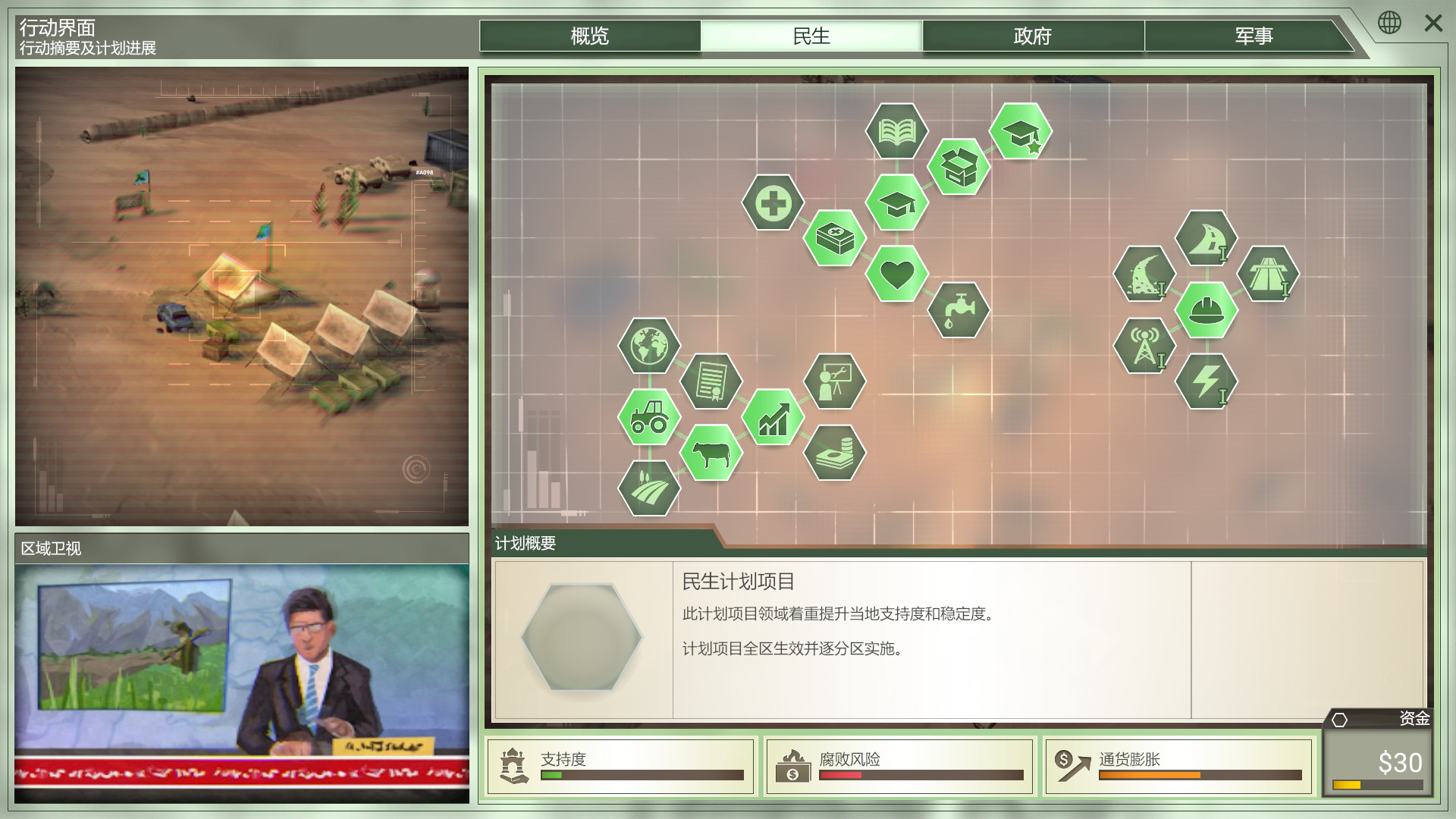 反叛公司:局势升级 1.3.0.4 for Mac|Mac版下载 | Rebel Inc: Escalation
