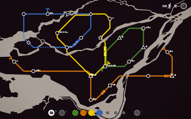 迷你地铁+ 1.1 for Mac|Mac版下载 | Mini Metro+