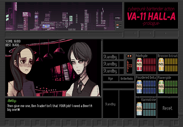 VA-11 Hall-A:赛博朋克酒保行动 1.2.3 for Mac|Mac版下载 | VA-11 Hall-A: Cyberpunk Bartender Action