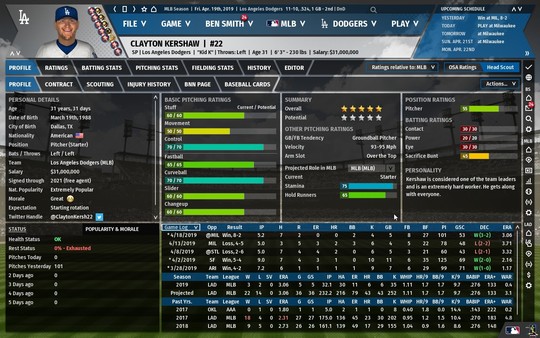 劲爆美国棒球20 20.0.29 for Mac|Mac版下载 | Out of the Park Baseball 20