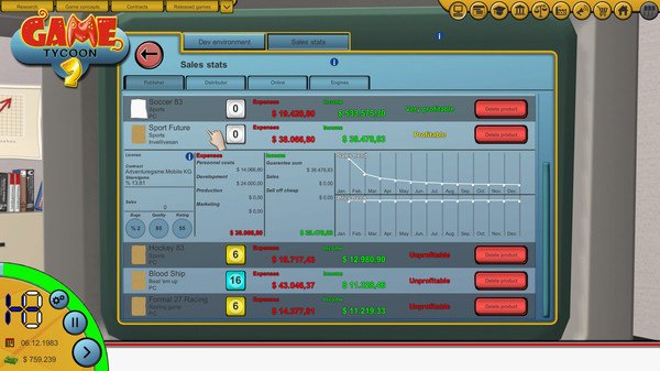 游戏大亨2 1.0 for Mac|Mac版下载 | Game Tycoon 2