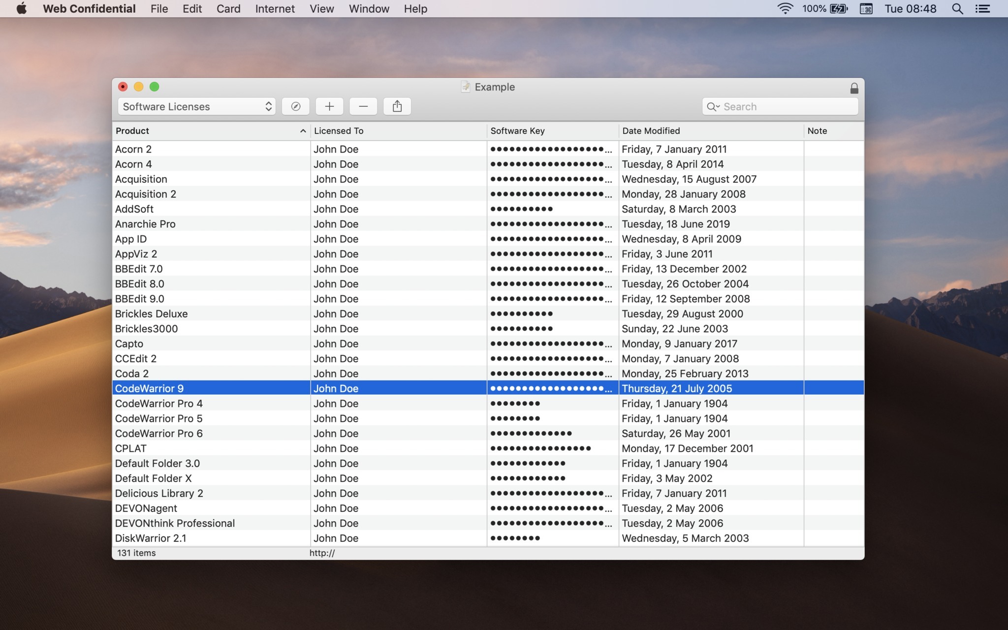 Web Confidential 5.4.0 for Mac|Mac版下载 | 密码管理器